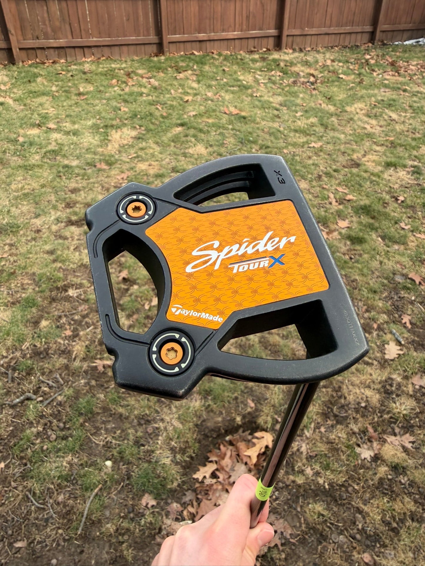 Spider Tour X Black Slant Putter