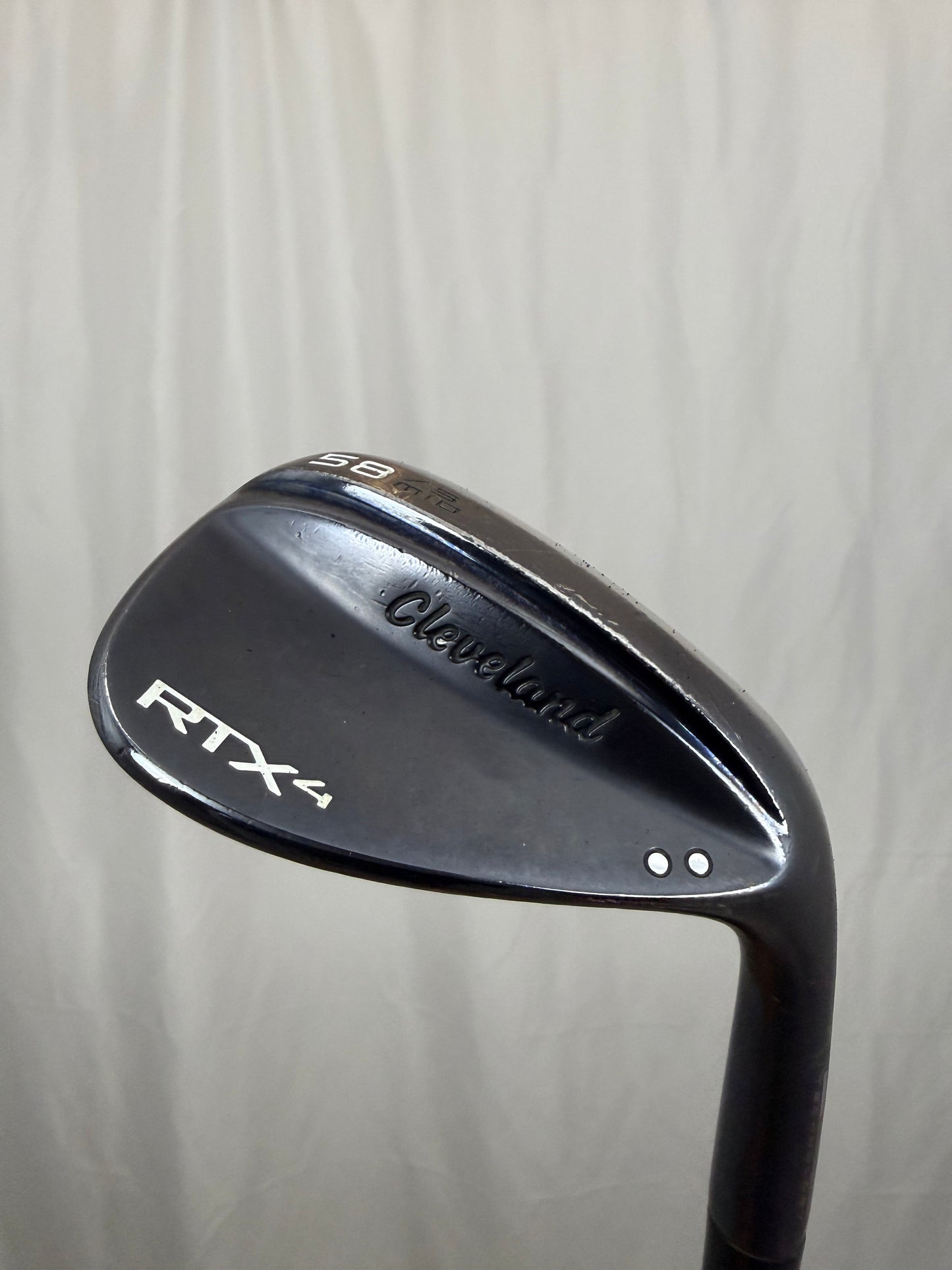 RTX 4 Black Satin Wedge