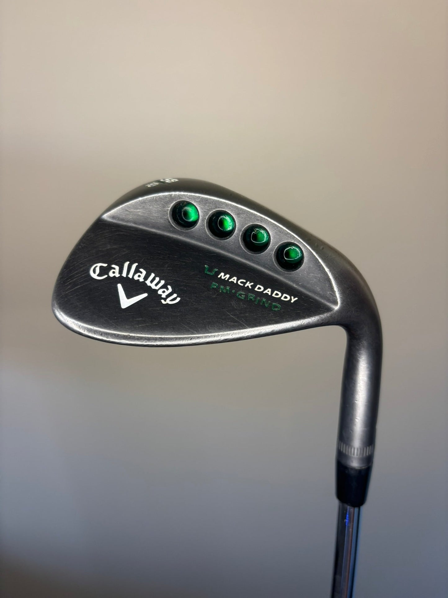 Mack Daddy Matte BLK PM Grind Wedge