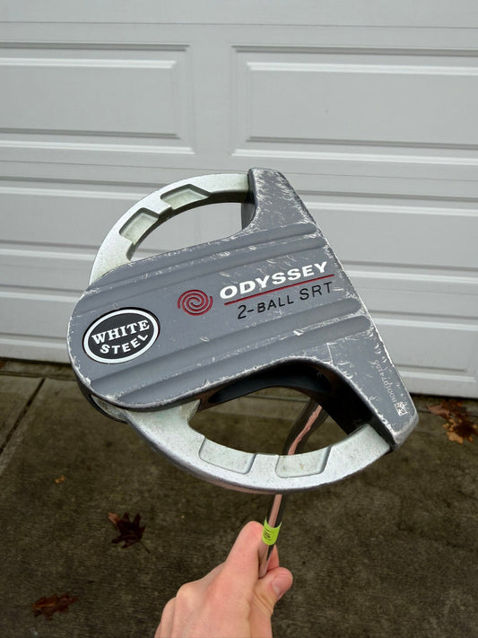 White Steel 2-Ball SRT Putter