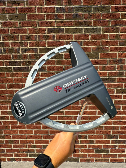 White Steel Tri-Ball SRT Putter
